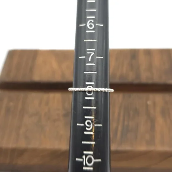 Size 8 Sterling Silver Round Tiger's Eye Stone Ring A1166 - Picture 5 of 7